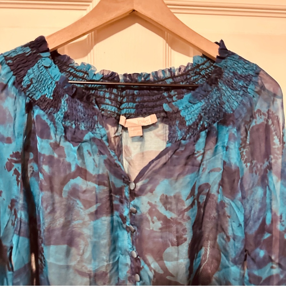 Vintage | Top | Silk Printed Top - Picture 5 of 7